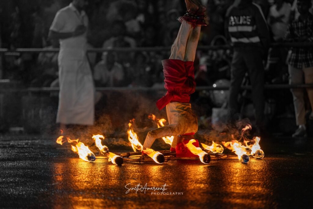 Colorful dancers