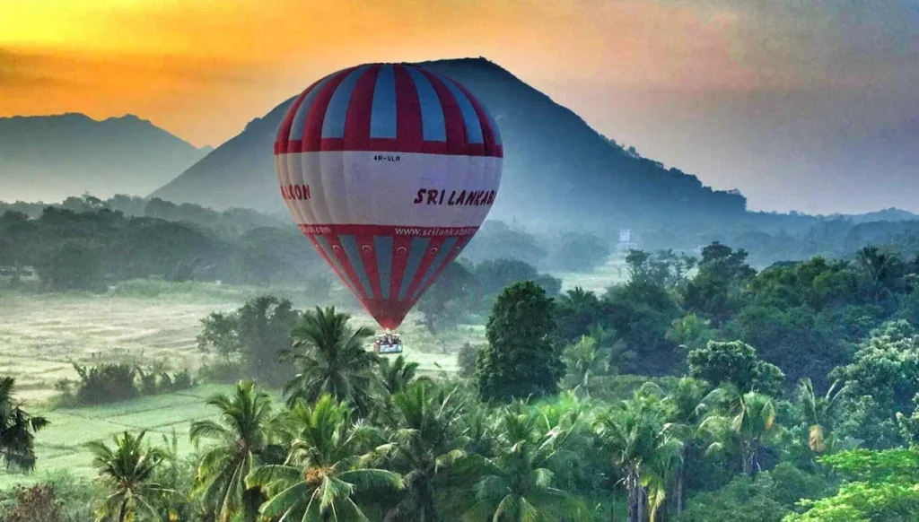 Ballooning in Dambulla Sri Lanka