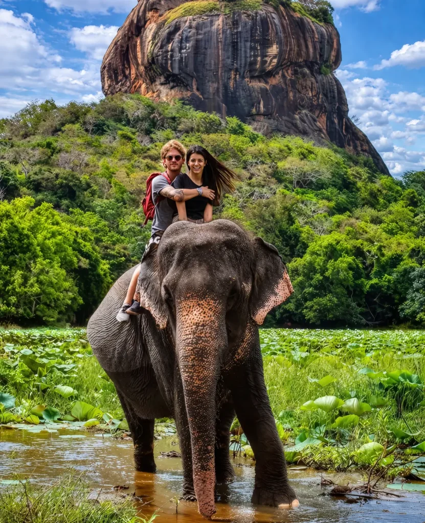 Sri Lanka Elephant Ride in Sigiriya